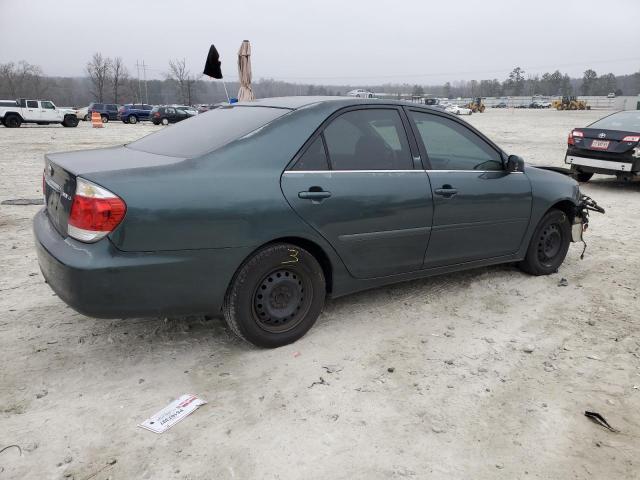 4T1BE32K25U098146 - 2005 TOYOTA CAMRY LE მწვანე ფოტო 3