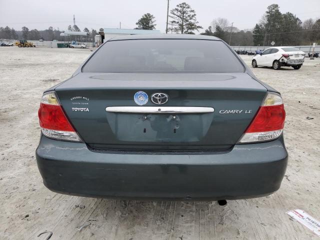 4T1BE32K25U098146 - 2005 TOYOTA CAMRY LE მწვანე ფოტო 6