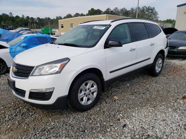 1GNKRFKD8HJ145270 - 2017 CHEVROLET TRAVERSE LS WHITE photo 1