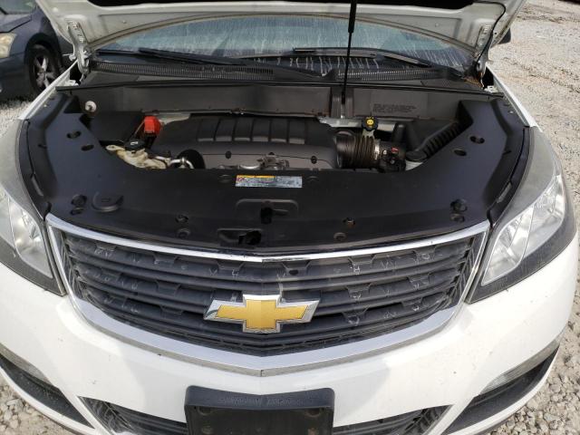 1GNKRFKD8HJ145270 - 2017 CHEVROLET TRAVERSE LS WHITE photo 12