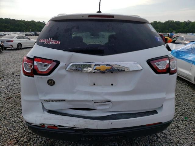 1GNKRFKD8HJ145270 - 2017 CHEVROLET TRAVERSE LS WHITE photo 6