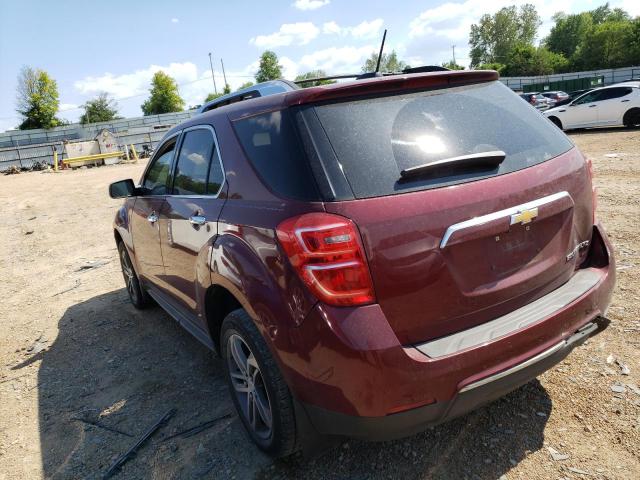 2GNALDEK7G6238935 - 2016 CHEVROLET EQUINOX LTZ BURGUNDY photo 2