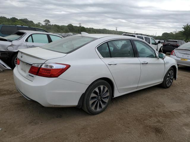 1HGCR6F54FA005876 - 2015 HONDA ACCORD HYBRID EXL WHITE photo 3