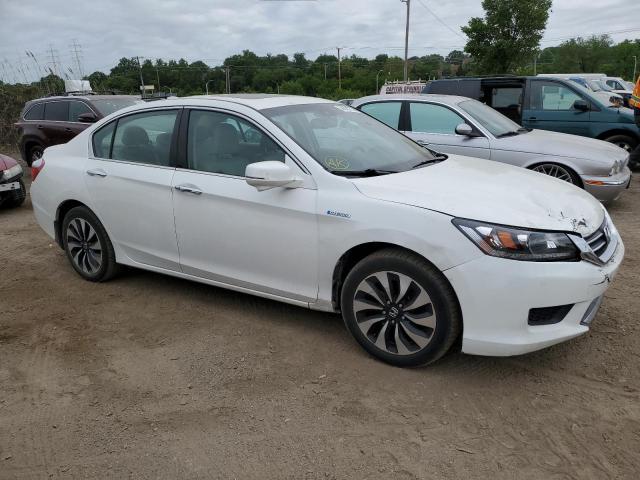 1HGCR6F54FA005876 - 2015 HONDA ACCORD HYBRID EXL WHITE photo 4