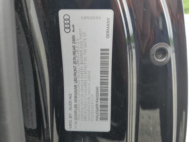 WAUCGAFR1FA032640 - 2015 AUDI S5 PREMIUM PLUS 黑色 照片 12