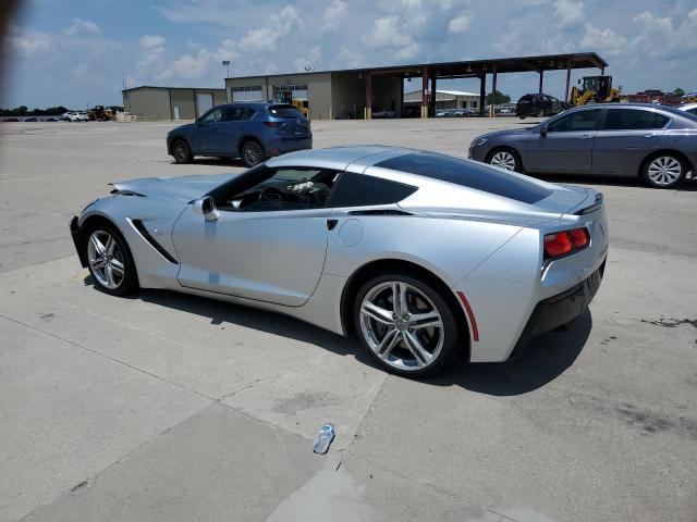 1G1YF2D79H5121167 - 2017 CHEVROLET CORVETTE STINGRAY 3LT SILVER photo 2