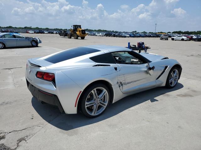 1G1YF2D79H5121167 - 2017 CHEVROLET CORVETTE STINGRAY 3LT SILVER photo 3