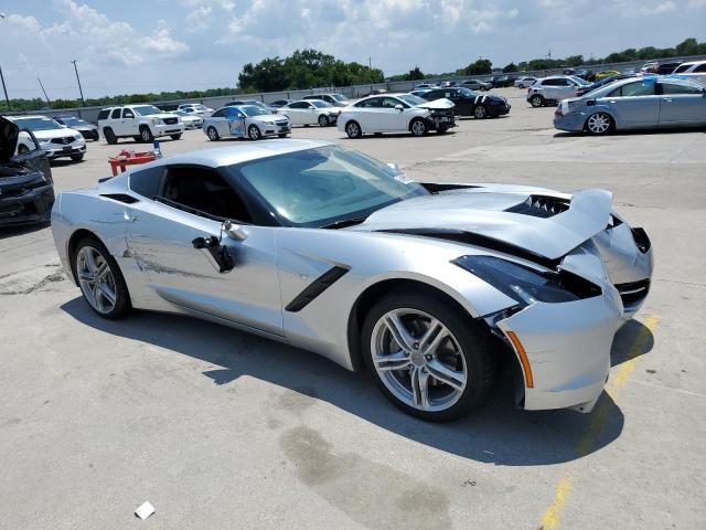 1G1YF2D79H5121167 - 2017 CHEVROLET CORVETTE STINGRAY 3LT SILVER photo 4