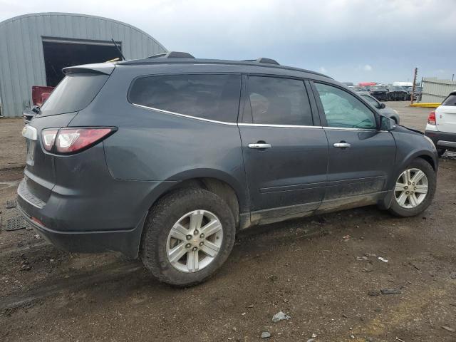 1GNKRGKD5EJ207189 - 2014 CHEVROLET TRAVERSE LT GRAY photo 3