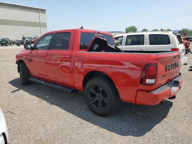 1C6RR7MT8HS755611 - 2017 RAM 1500 SPORT RED photo 2