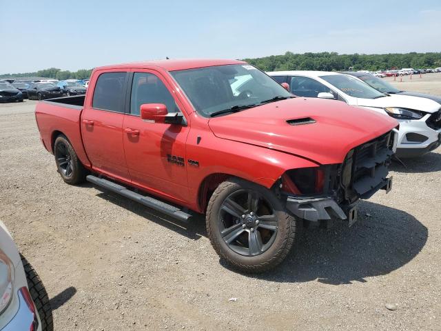 1C6RR7MT8HS755611 - 2017 RAM 1500 SPORT RED photo 4