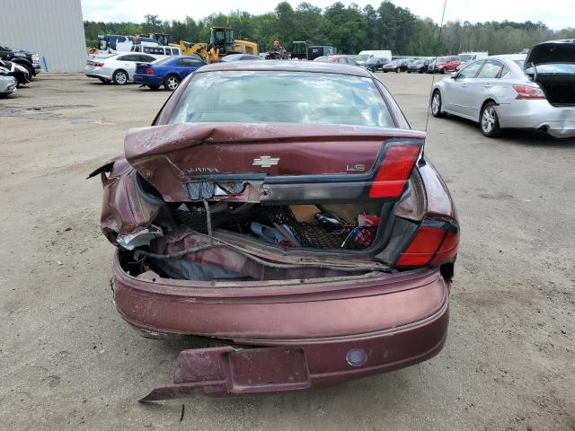 2G1WL52M7V9143709 - 1997 CHEVROLET LUMINA BASE BURGUNDY photo 6