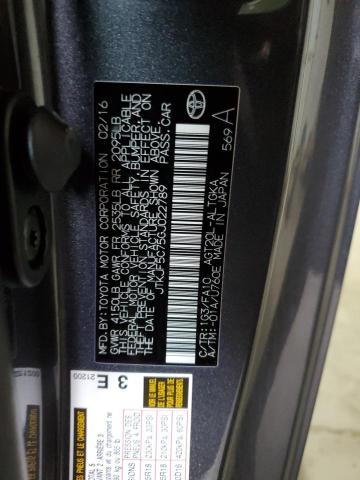 JTKJF5C75GJ022789 - 2016 TOYOTA SCION TC 灰色 照片 12