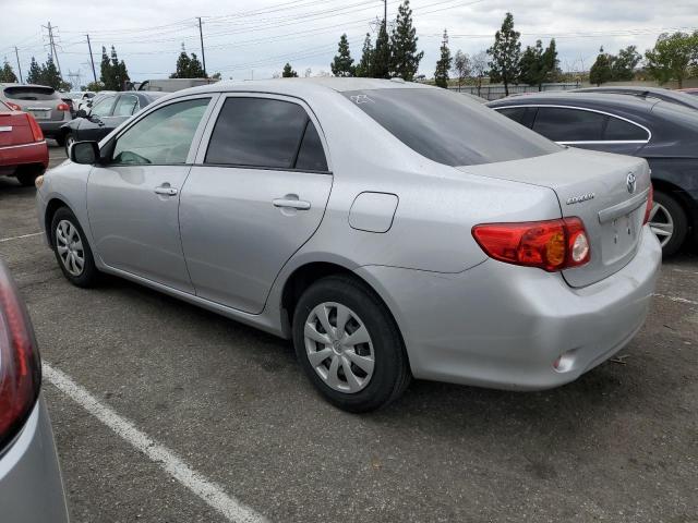 1NXBU4EE7AZ280580 - 2010 TOYOTA COROLLA BASE SILVER photo 2