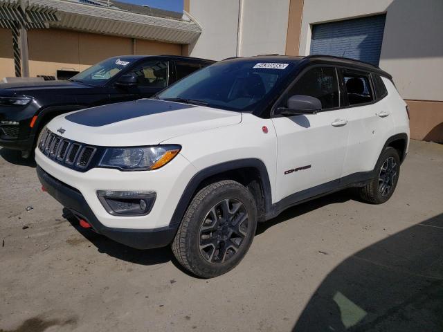 3C4NJDDB2MT564893 - 2021 JEEP COMPASS TRAILHAWK WHITE photo 1