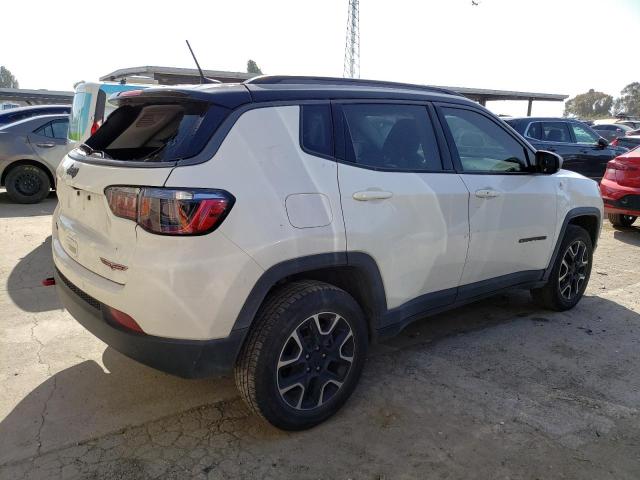 3C4NJDDB2MT564893 - 2021 JEEP COMPASS TRAILHAWK WHITE photo 3