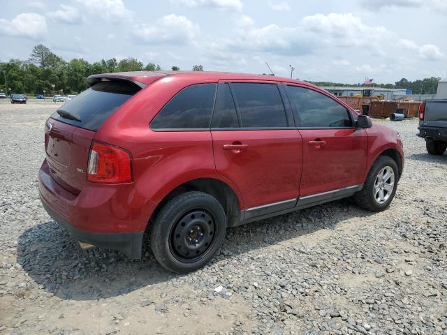 2FMDK3JC9DBB89446 - 2013 FORD EDGE SEL RED photo 3