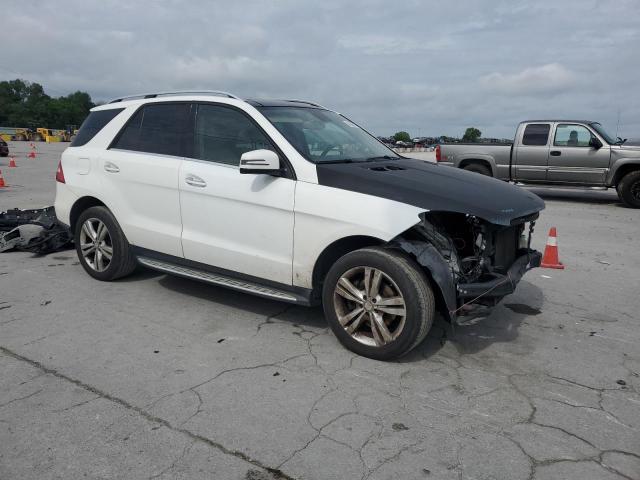 4JGDA5HBXFA534879 - 2015 MERCEDES-BENZ ML 350 4MATIC WHITE photo 4