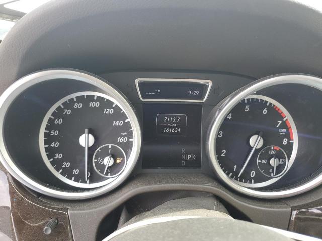 4JGDA5HBXFA534879 - 2015 MERCEDES-BENZ ML 350 4MATIC WHITE photo 9