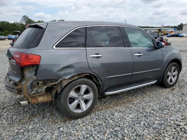 2HNYD2H62BH540583 - 2011 ACURA MDX TECHNOLOGY GRAY photo 3