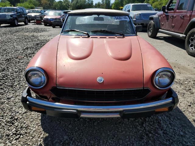 124CS000179116 - 1981 FIAT 124 SPIDER ORANGE photo 5