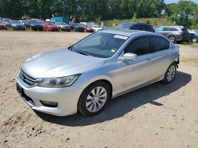 1HGCR2F79EA101432 - 2014 HONDA ACCORD EX GRAY photo 1