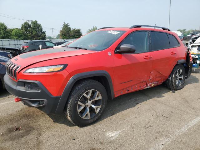 1C4PJMBB3HW633876 - 2017 JEEP CHEROKEE TRAILHAWK RED photo 1