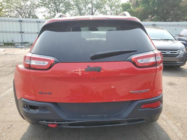 1C4PJMBB3HW633876 - 2017 JEEP CHEROKEE TRAILHAWK RED photo 6