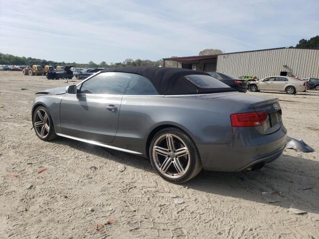 WAUCGAFH6DN005589 - 2013 AUDI S5 PREMIUM PLUS GRAY photo 2