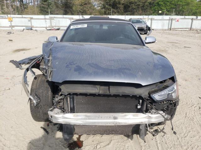 WAUCGAFH6DN005589 - 2013 AUDI S5 PREMIUM PLUS GRAY photo 5