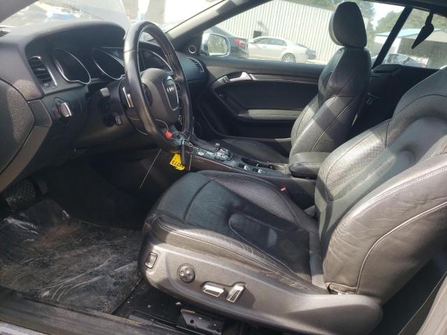 WAUCGAFH6DN005589 - 2013 AUDI S5 PREMIUM PLUS GRAY photo 7