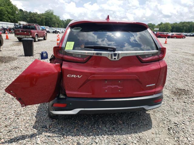 7FARW1H75NE000828 - 2022 HONDA CR-V SE BURGUNDY photo 6