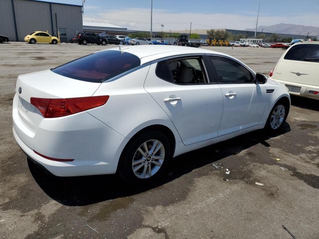 KNAGM4A77D5377288 - 2013 KIA OPTIMA LX WHITE photo 3