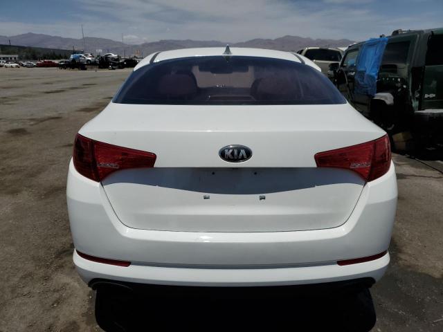 KNAGM4A77D5377288 - 2013 KIA OPTIMA LX WHITE photo 6