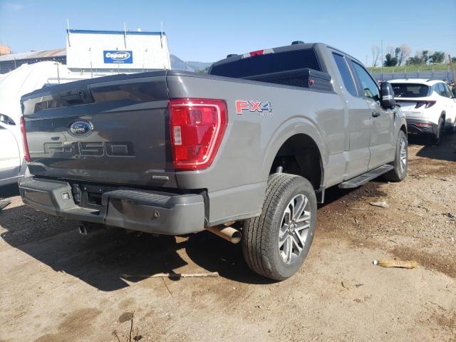 1FTFX1E82MKD20022 - 2021 FORD F150 SUPER GRAY photo 4