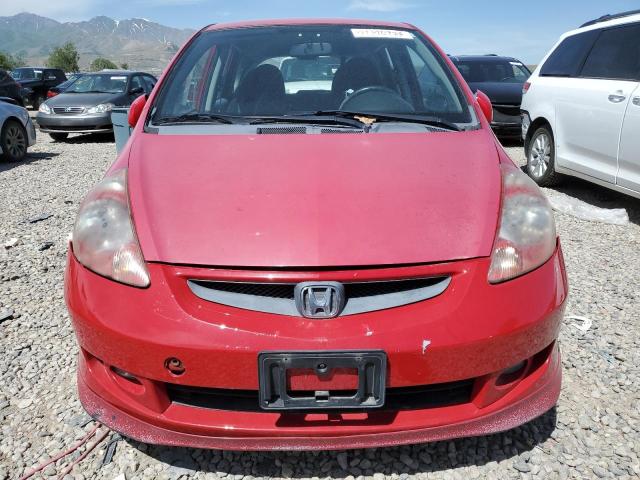 JHMGD38677S059475 - 2007 HONDA FIT S 红色 照片 5