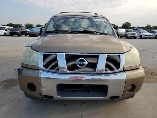 5N1AA08A04N700751 - 2004 NISSAN ARMADA SE BROWN photo 5