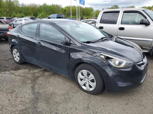 5NPDH4AE5GH745870 - 2016 HYUNDAI ELANTRA SE BLACK photo 4