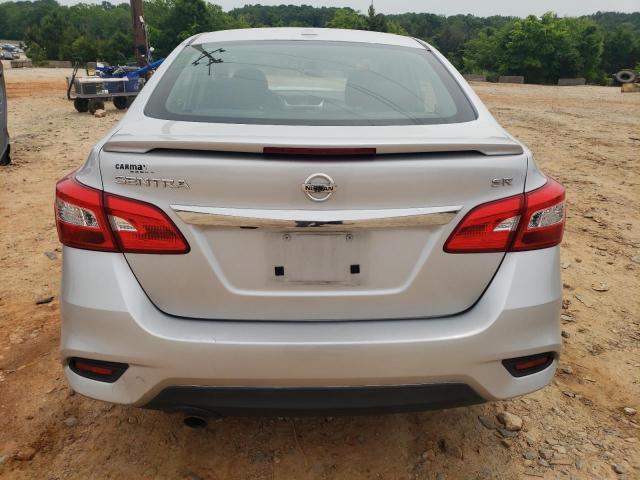 3N1AB7AP8HY304510 - 2017 NISSAN SENTRA S SILVER photo 6