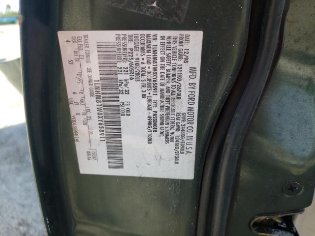 1LNHM81W8XY658911 - 1999 LINCOLN TOWN CAR EXECUTIVE GREEN photo 12