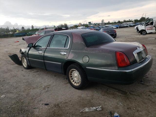 1LNHM81W8XY658911 - 1999 LINCOLN TOWN CAR EXECUTIVE GREEN photo 2