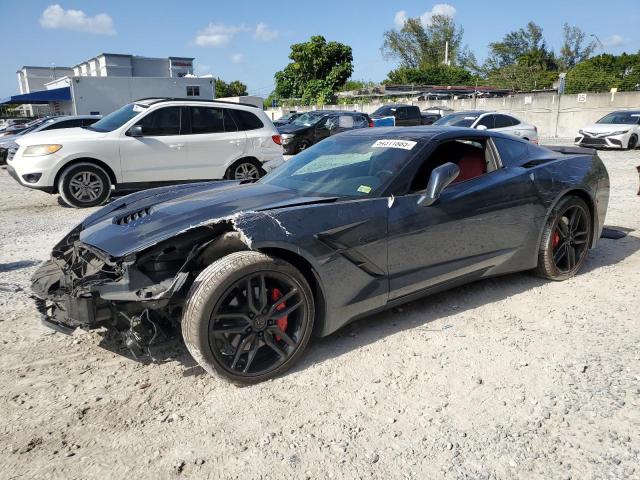 1G1YB2D71K5114247 - 2019 CHEVROLET CORVETTE STINGRAY 1LT BLACK photo 1