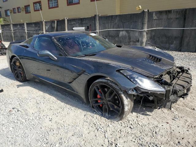 1G1YB2D71K5114247 - 2019 CHEVROLET CORVETTE STINGRAY 1LT BLACK photo 4