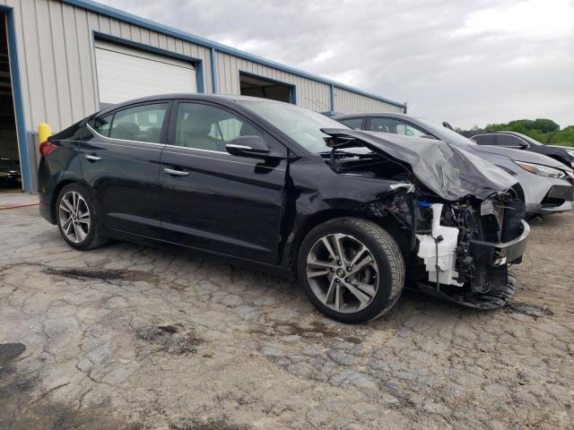 5NPD84LF2HH015227 - 2017 HYUNDAI ELANTRA SE BLACK photo 4