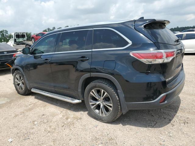 5TDKKRFH8GS504128 - 2016 TOYOTA HIGHLANDER XLE BLACK photo 2