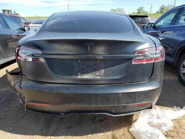 5YJSA1E50MF436841 - 2021 TESLA MODEL S შავი ფოტო 6