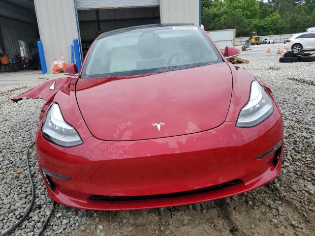 5YJ3E1EB1KF451005 - 2019 TESLA MODEL 3 RED photo 5