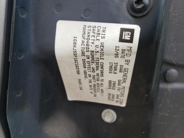 1G8AJ55F16Z162780 - 2006 SATURN ION LEVEL 2 灰色 照片 12