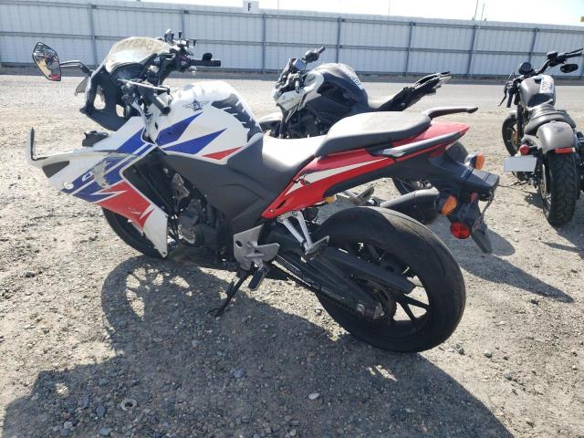 MLHPC4414E5100187 - 2014 HONDA CBR500 R TWO TONE photo 3