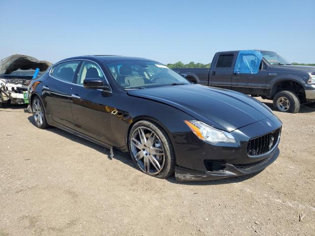 ZAM56RRA1E1113862 - 2014 MASERATI QUATTROPOR S BLACK photo 4